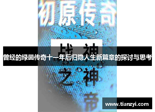 曾经的绿茵传奇十一年后归隐人生新篇章的探讨与思考