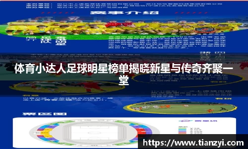 体育小达人足球明星榜单揭晓新星与传奇齐聚一堂