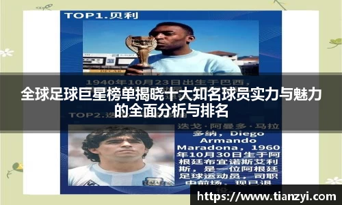 全球足球巨星榜单揭晓十大知名球员实力与魅力的全面分析与排名